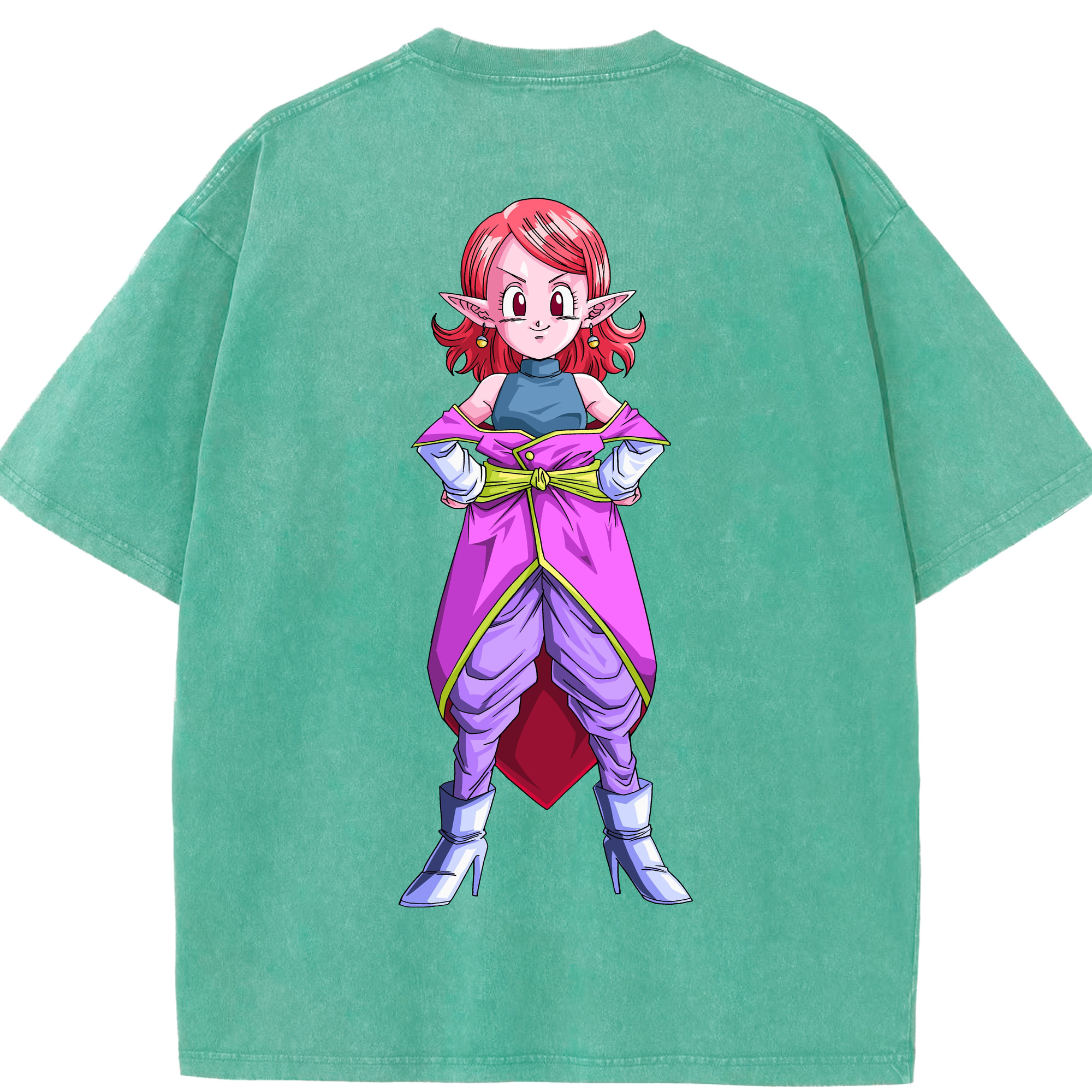 （画像用） ドラゴンボール DRAGON BALL 綿100% ヴィンテージ風 半袖Tシャツ（背面プリント）